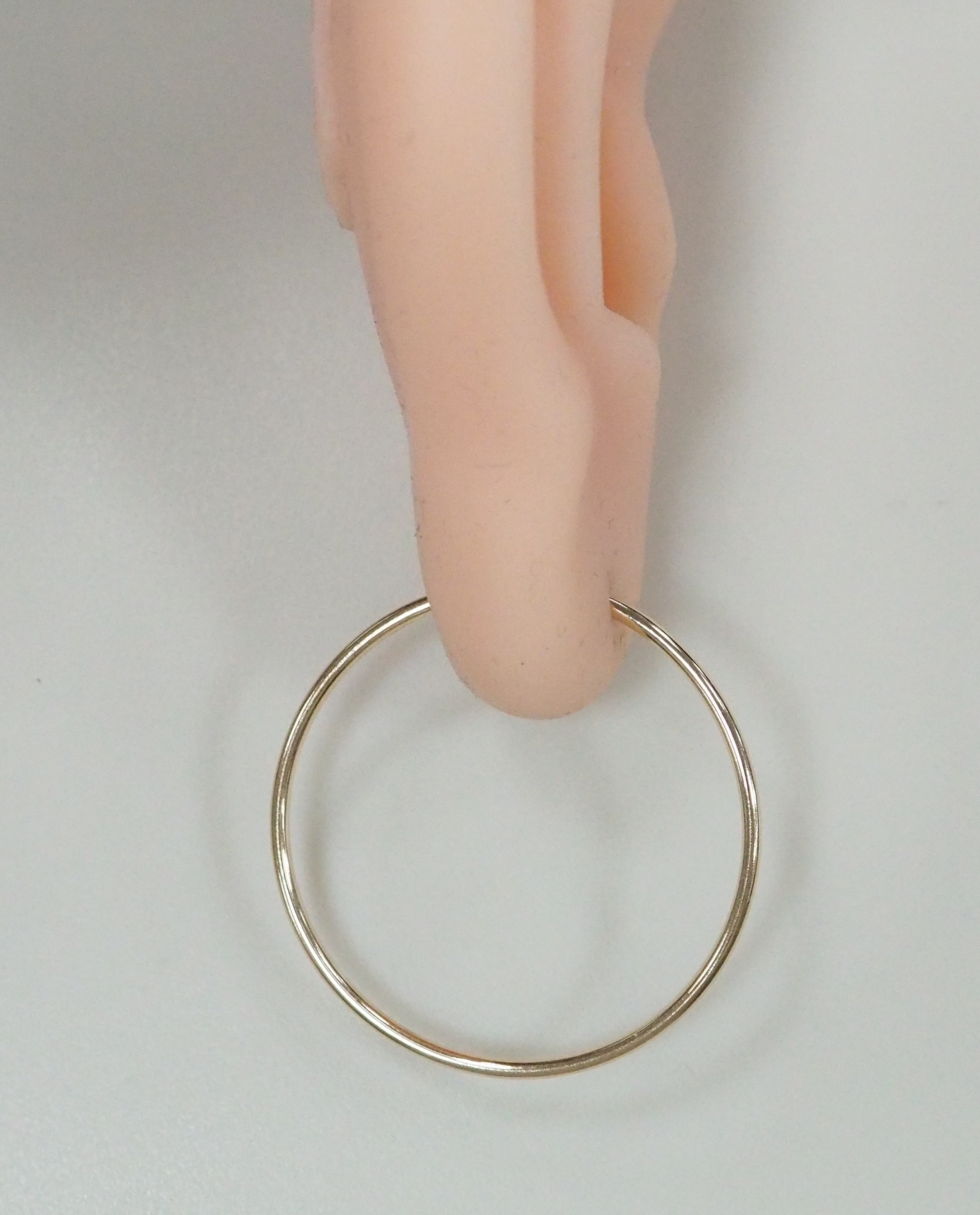 Серьги-конго из золота